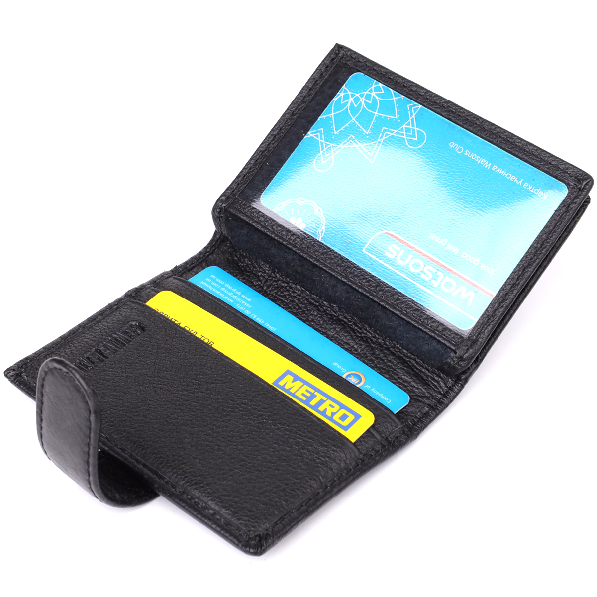 Кошелек мужкой кожаный St Leather 20902_1 черный фото8