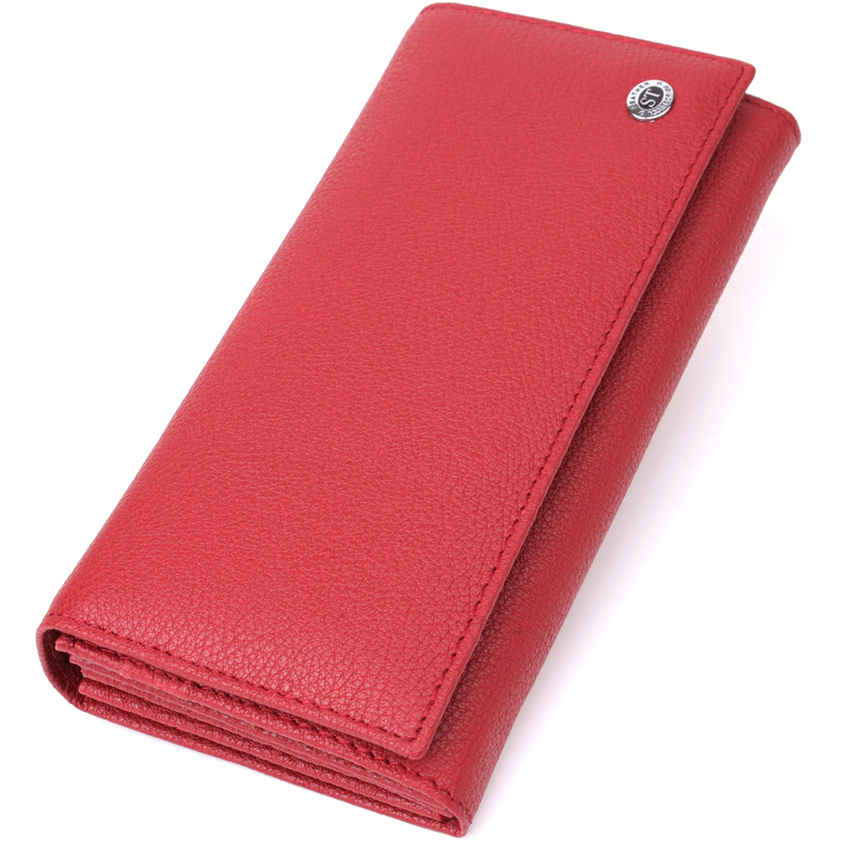 Кошелек женский кожаный St Leather 20903_1 красный фото5