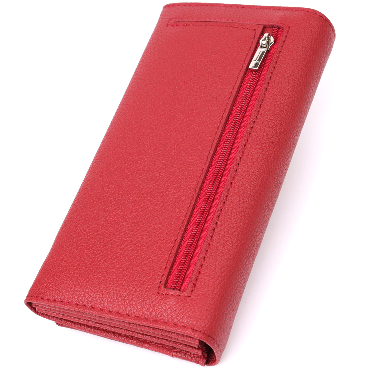 Кошелек женский кожаный St Leather 20903_1 красный фото6