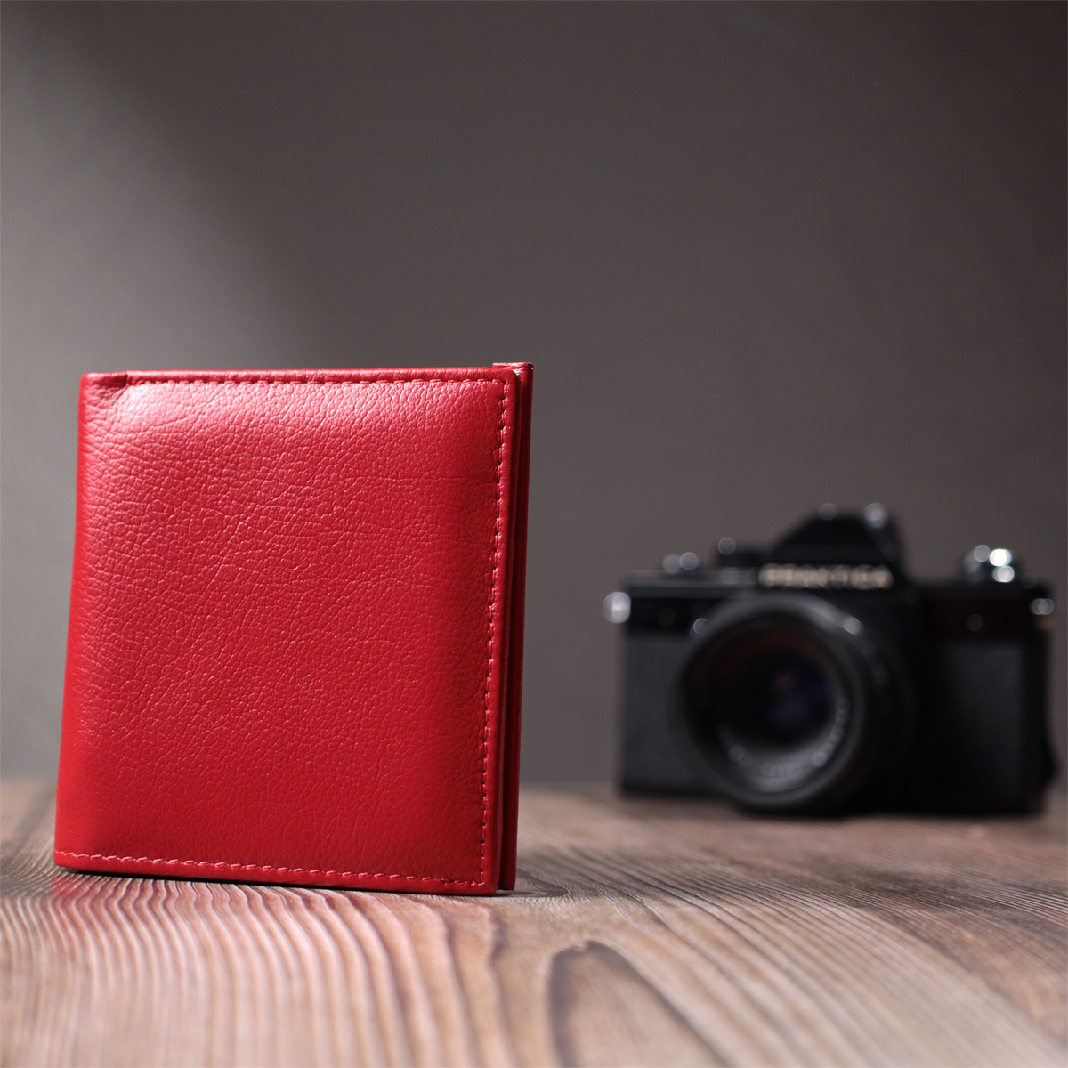 Кошелек женский кожаный St Leather 22888 красный фото14