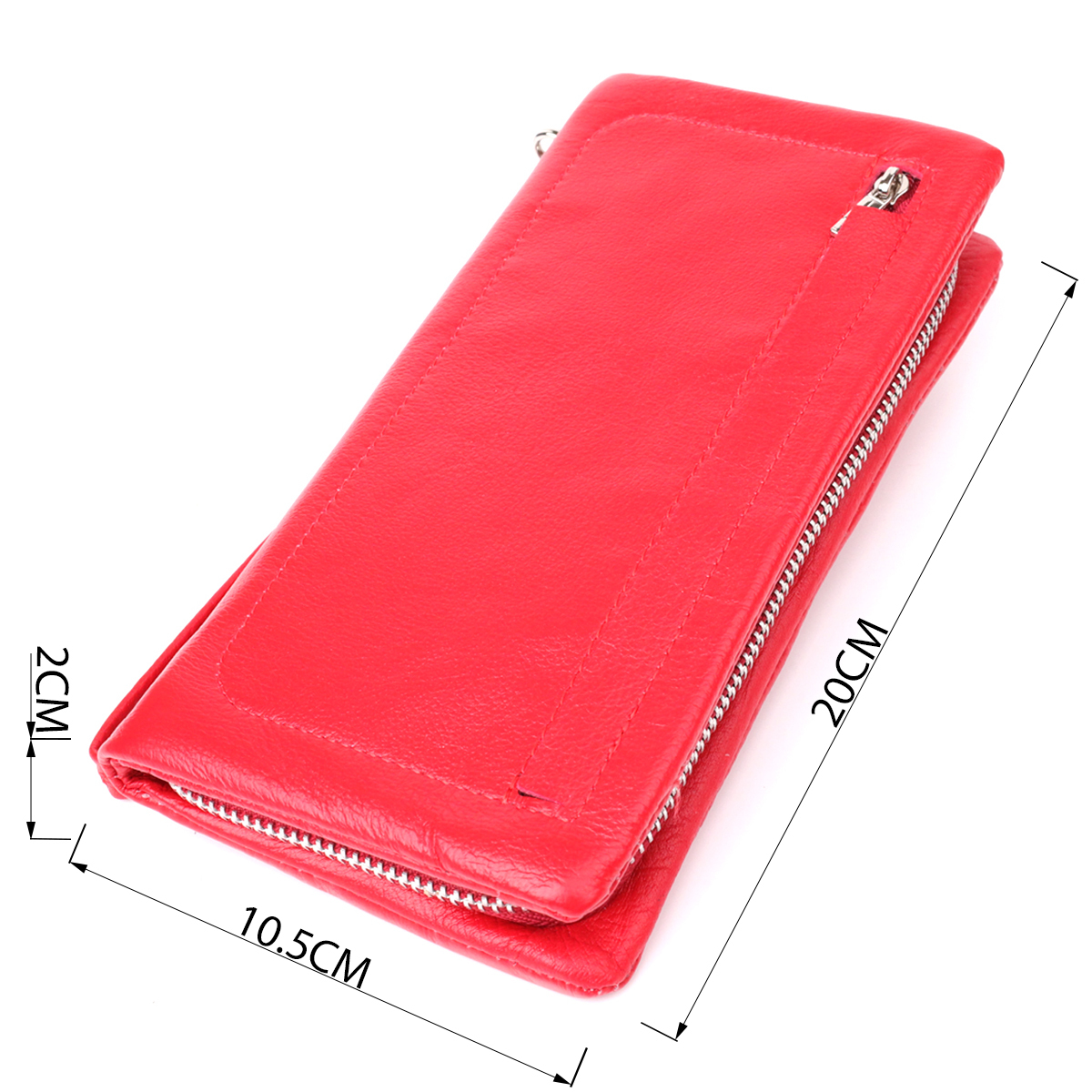 Кошелек женский кожаный St Leather 23100 красный фото7