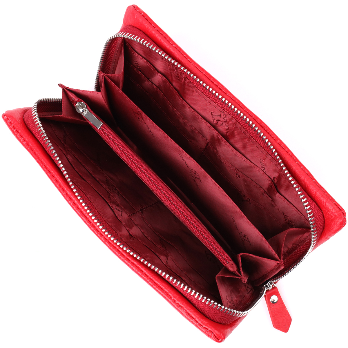 Кошелек женский кожаный St Leather 23100 красный фото9