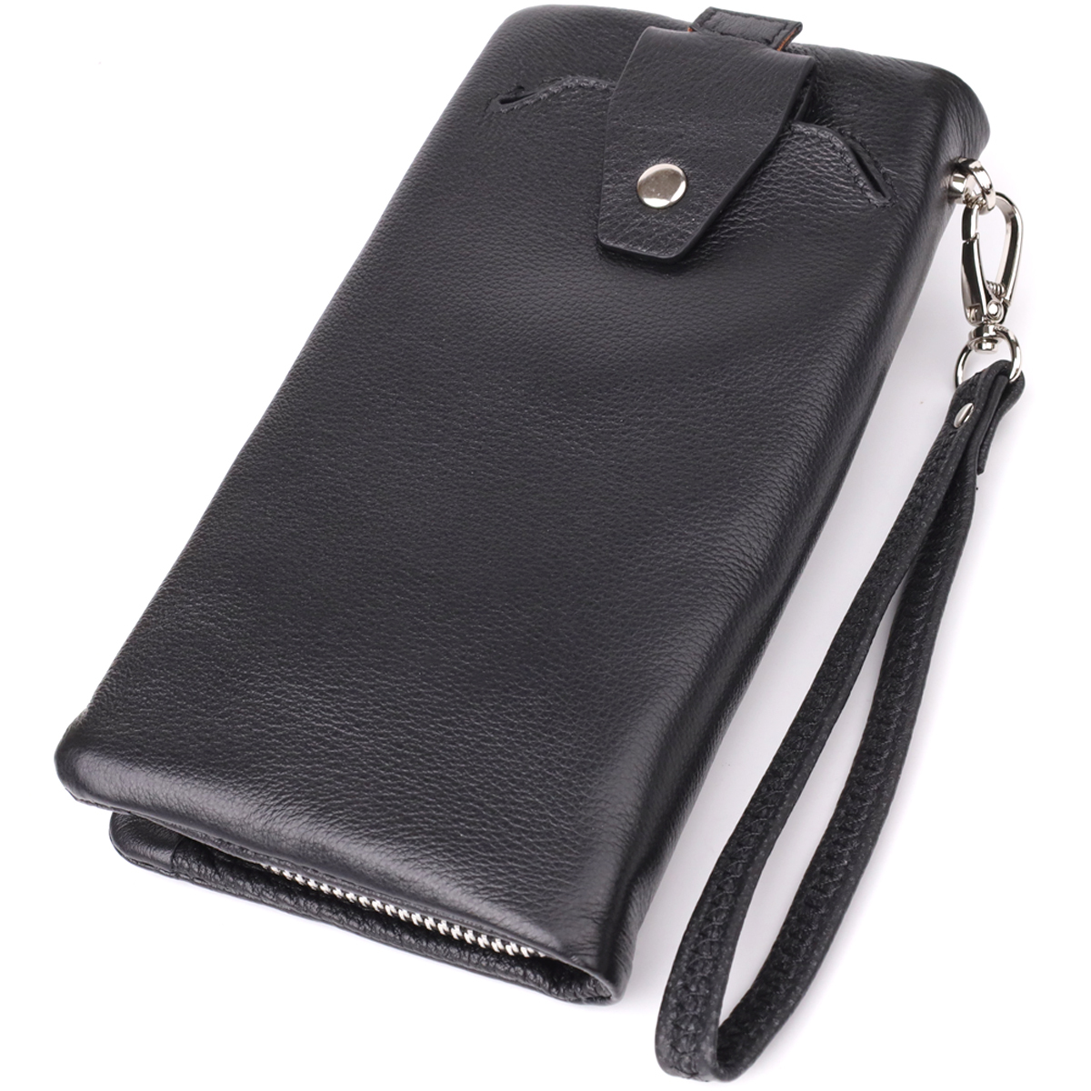 Кошелек женский кожаный St Leather 23101 черный фото2