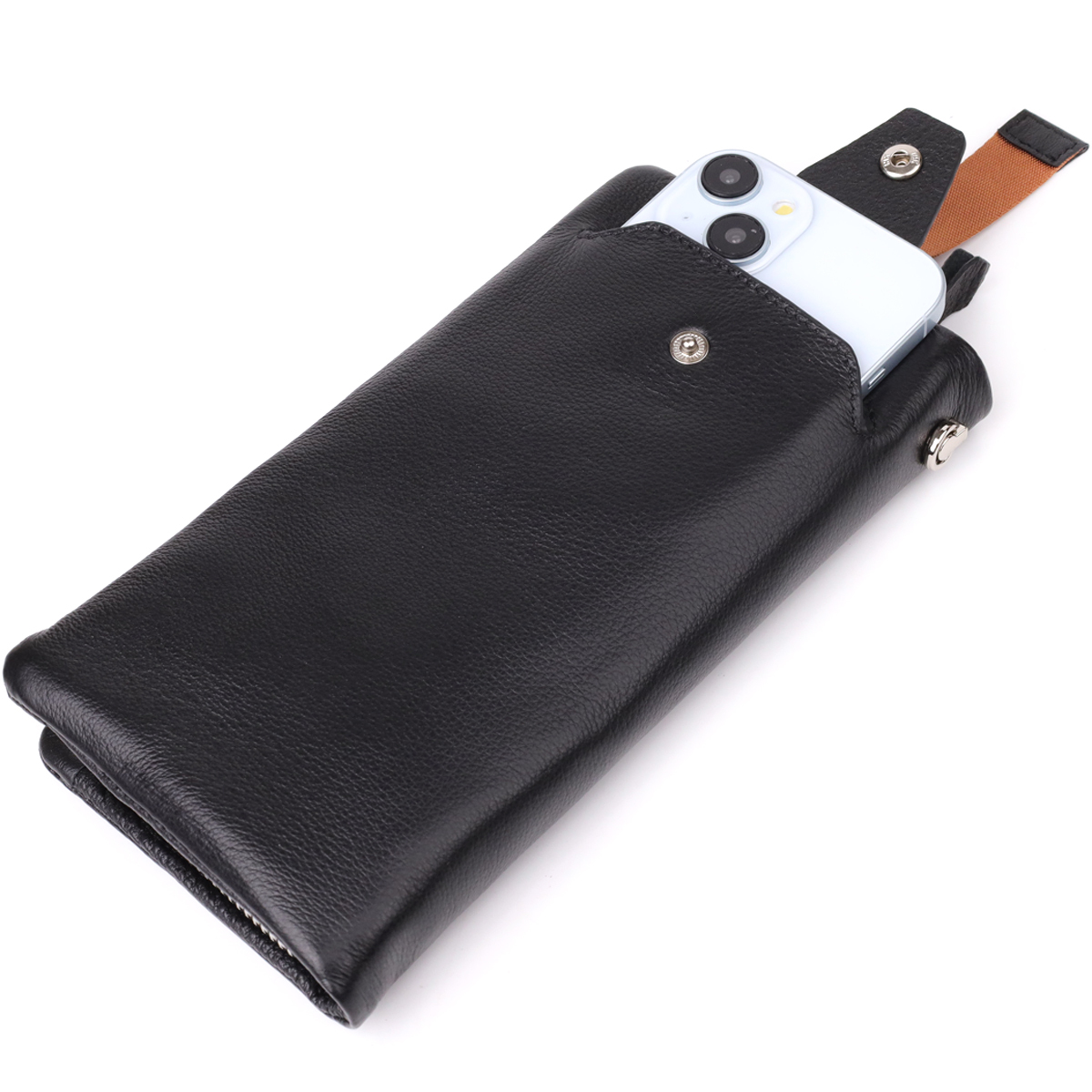Кошелек женский кожаный St Leather 23101 черный фото7