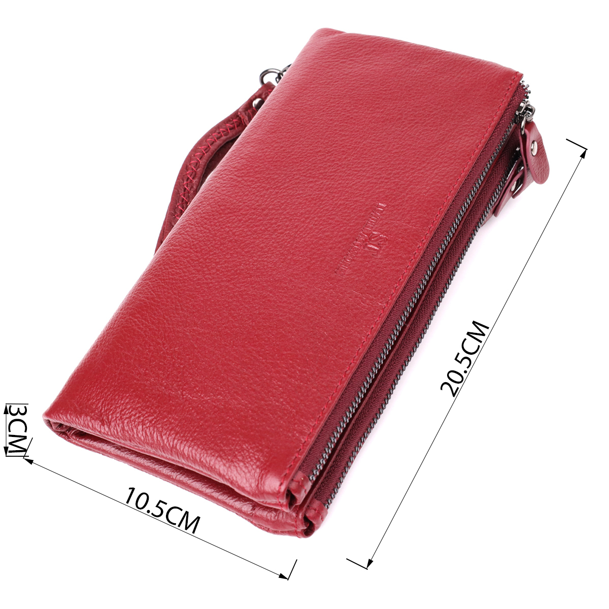Кошелек женский кожаный St Leather 23108 бордовый фото3