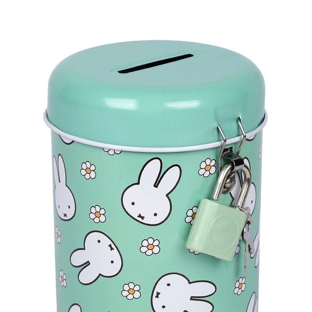Копилка круглая Yes Miffy металлическая 13 х 7,6 см фото