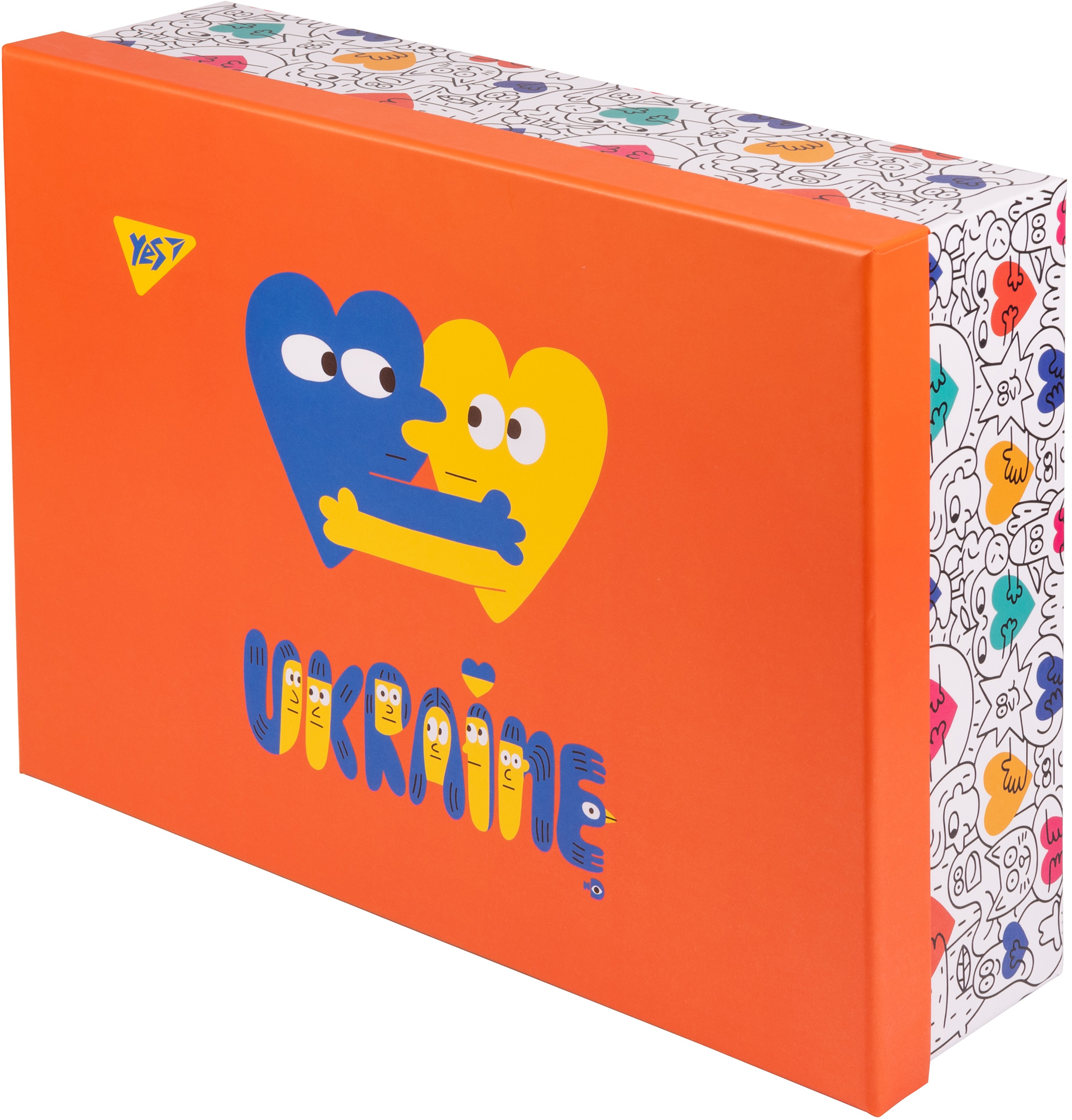 Настольный органайзер в наборе Yes Stand with Ukraine картонный 4 предмета (450130) фото