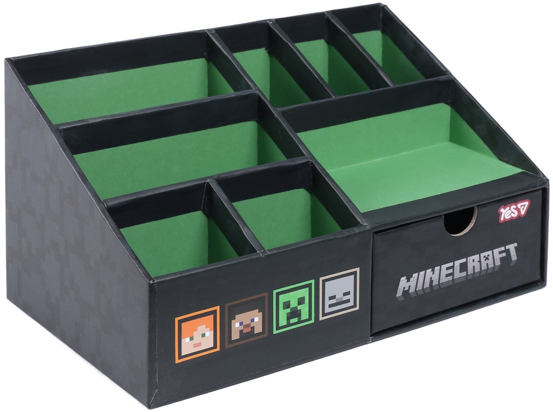 Організатор настільний Yes Minecraft 8 відділень картон (708619_) фото2