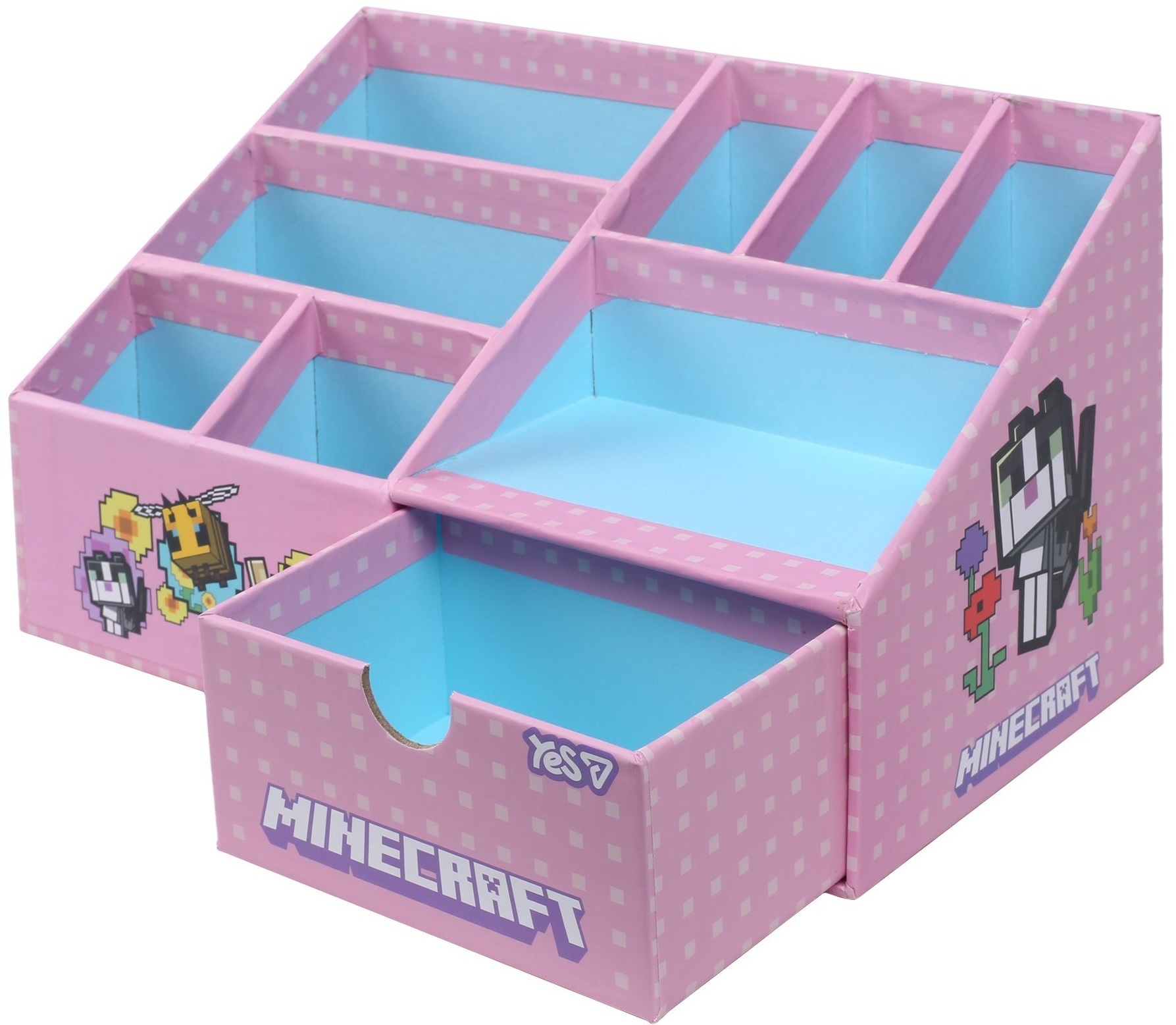 Організатор настільний Yes Minecraft Spring 8 відділень картон (708605_) фото