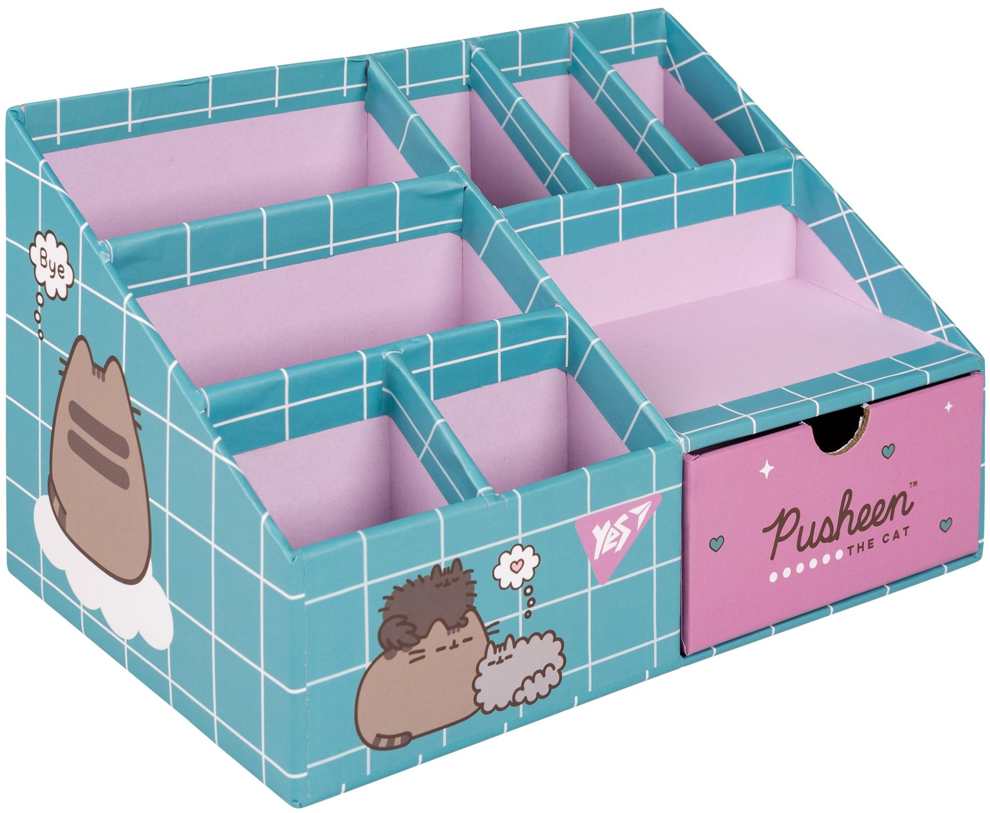 Організатор настільний Yes Pusheen 8 відділень картон (708222) фото2