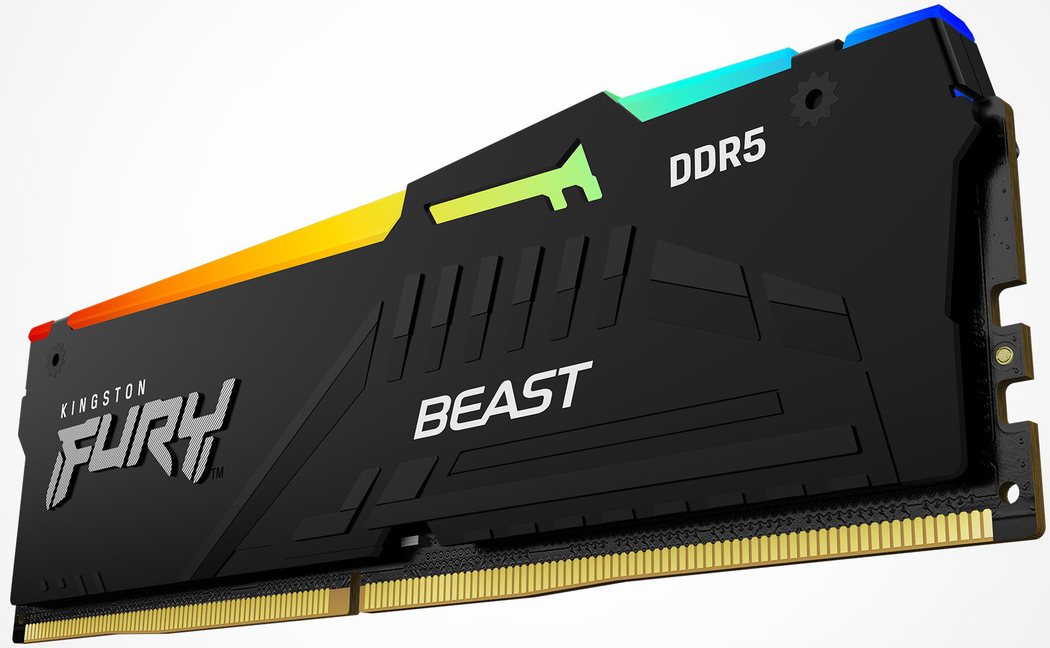 Память для ПК Kingston Fury Beast RGB DDR5 5600 64GB (2x32GB) (KF556C40BB2AK2-64) фото3