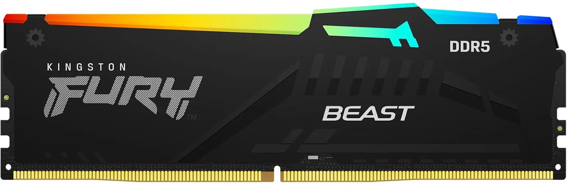 Память для ПК Kingston Fury Beast Black RGB DDR5 6000 32GB (2x16GB) (KF560C30BBAK2-32) фото2