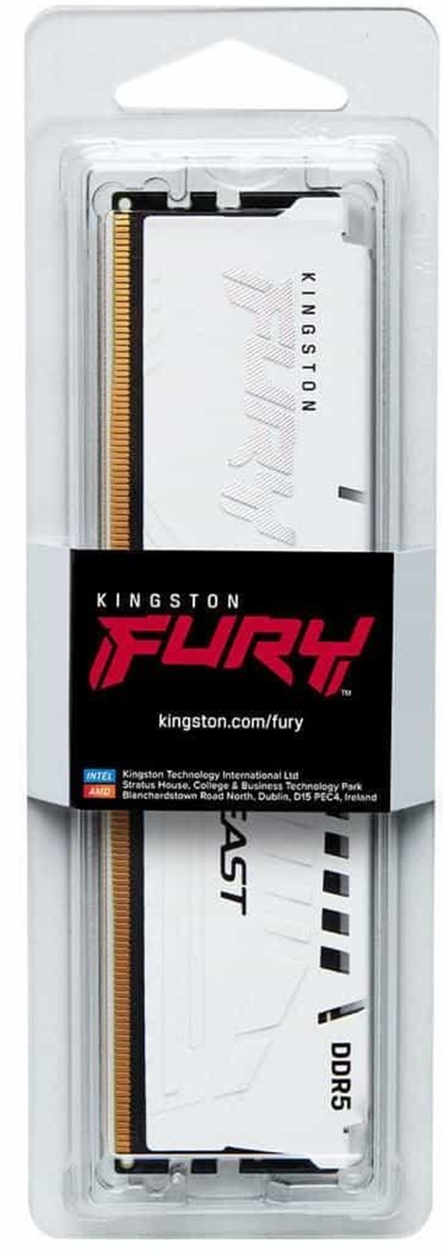 Память для ПК Kingston Fury Beast White DDR5 6000 64GB (2x32GB) (KF560C36BWEK2-64) фото3