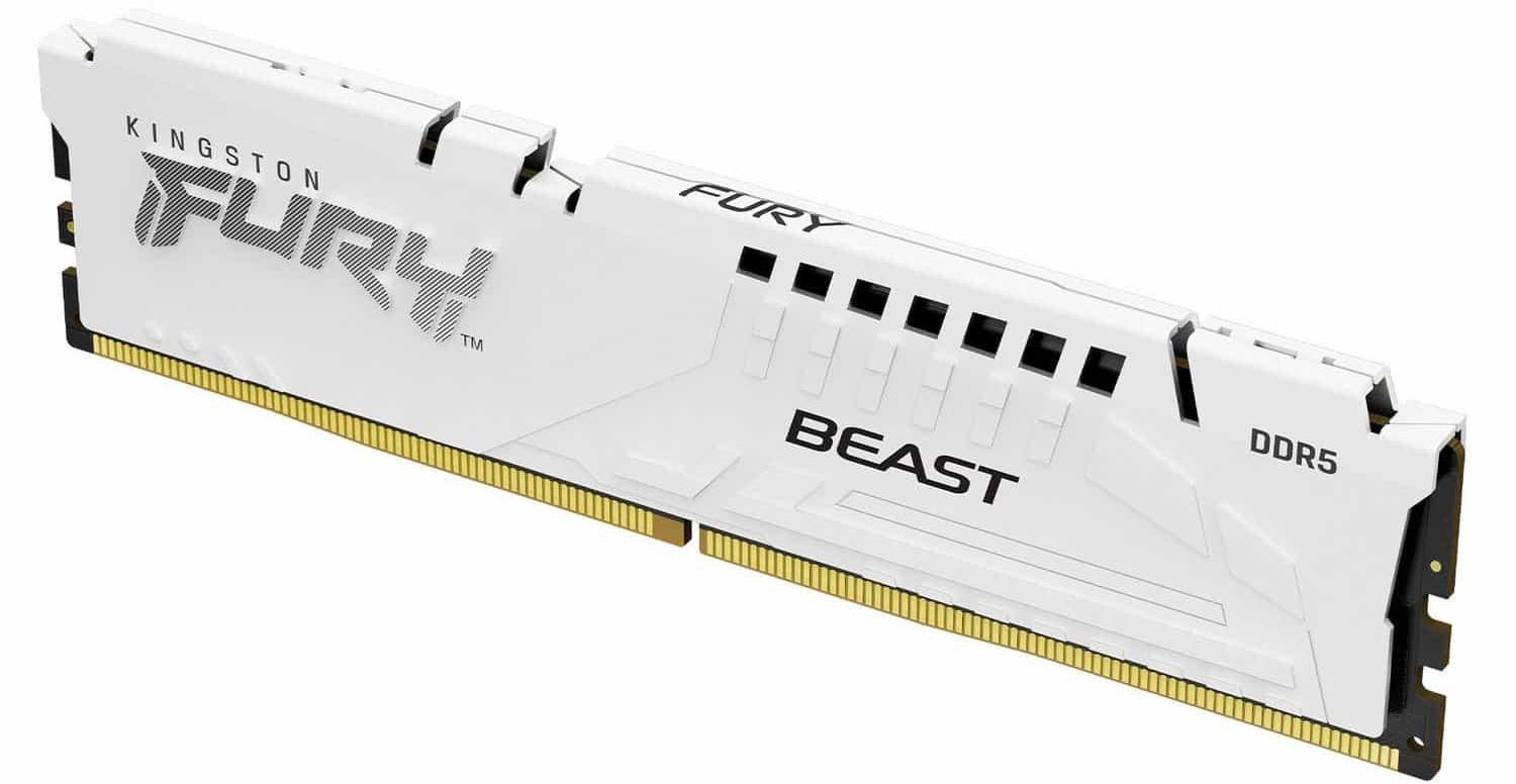 Память для ПК Kingston Fury Beast White DDR5 6000 64GB (2x32GB) (KF560C36BWEK2-64) фото2
