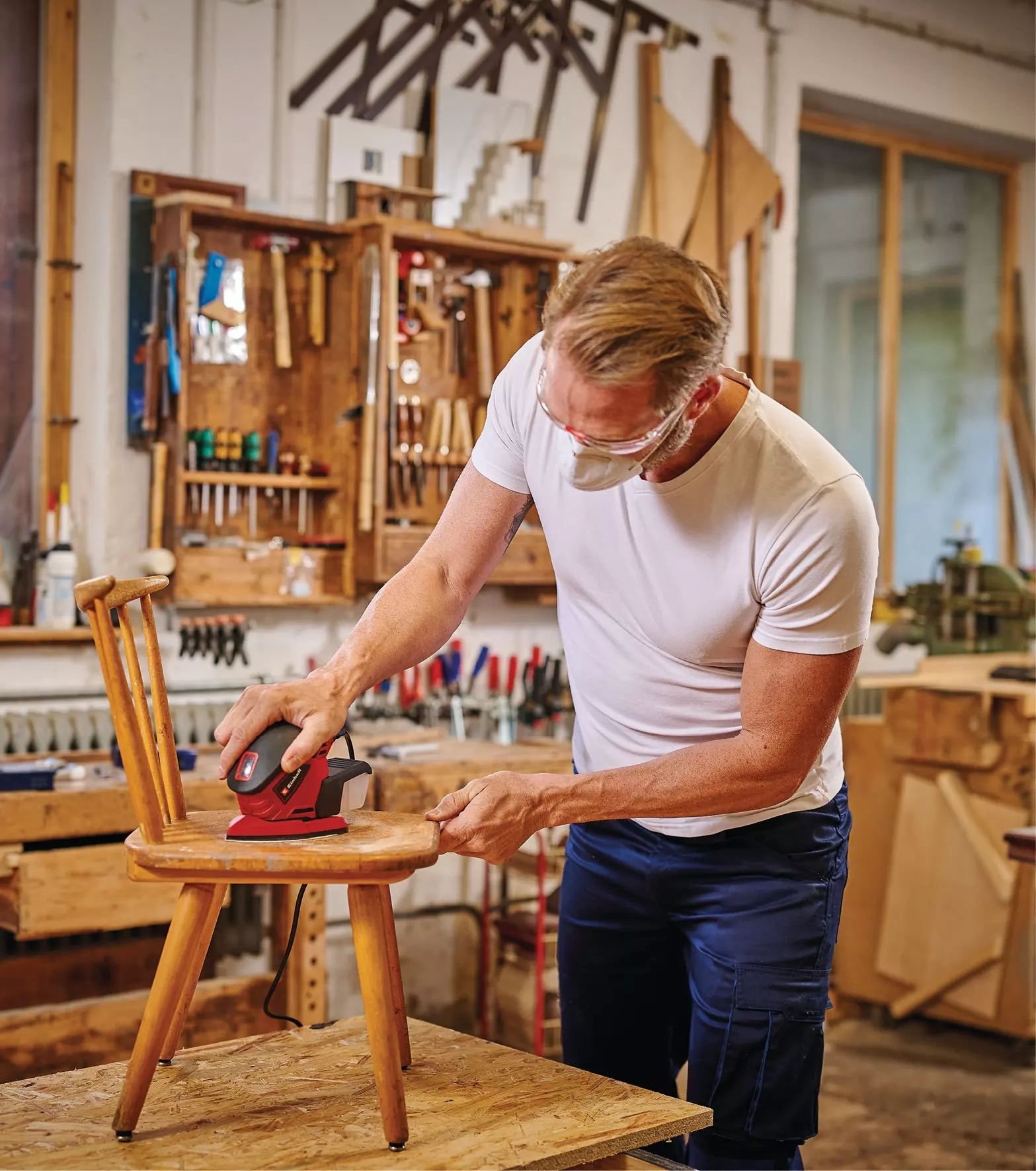 Шлифмашина многофункциональная Einhell TE-OS 1320 фото 6