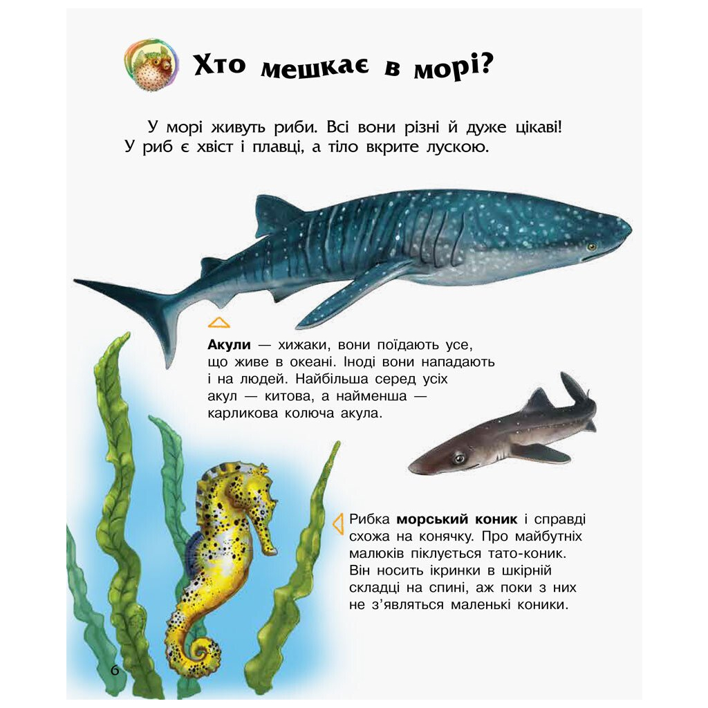 Океани та моря. Енциклопедія дошкільника - Юлія Каспарова Ранок (9786170993489) фото