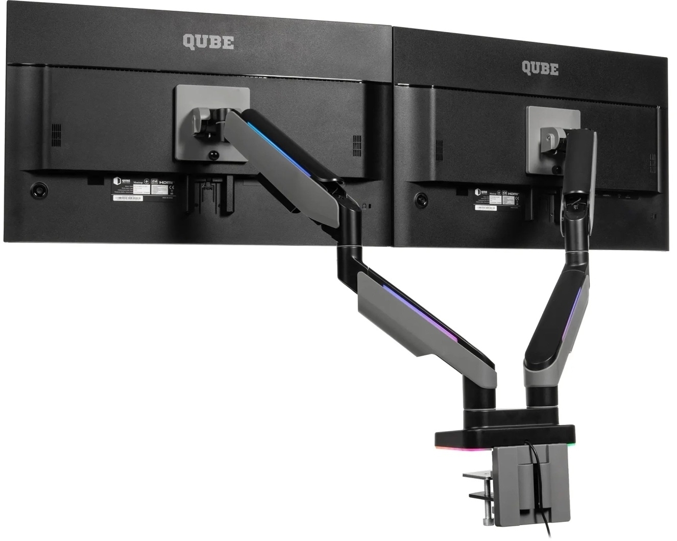 Настільне кріплення для монітора Qube RGB3520GD до 2x35" 20kg max (RGB3520GD) фото