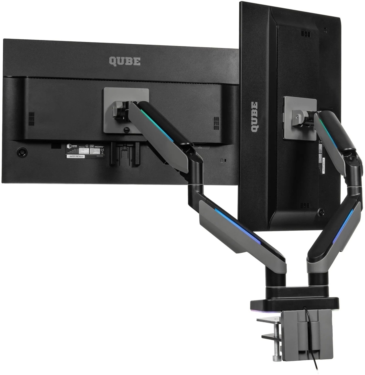 Настільне кріплення для монітора Qube RGB3520GD до 2x35" 20kg max (RGB3520GD) фото