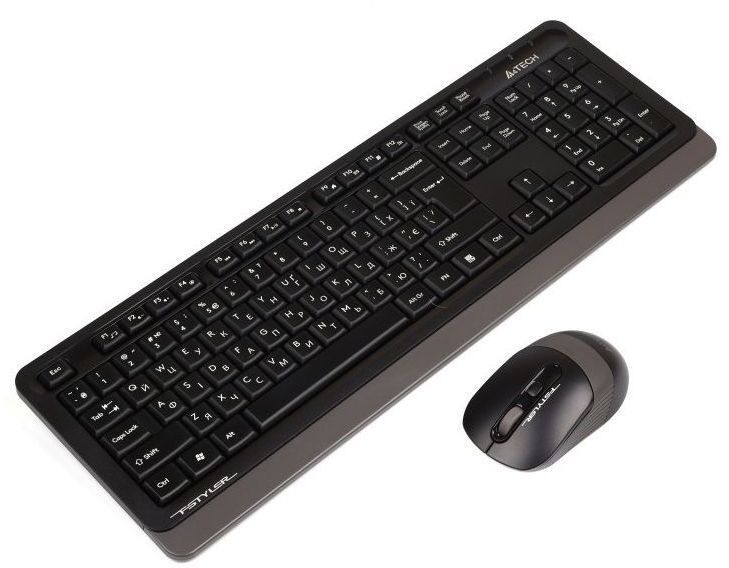 Комплект клавіатура та мишка A4Tech FG1010S Grey фото3