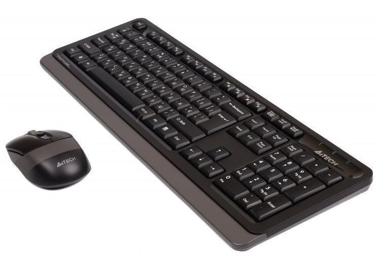 Комплект клавіатура та мишка A4Tech FG1010S Grey фото2