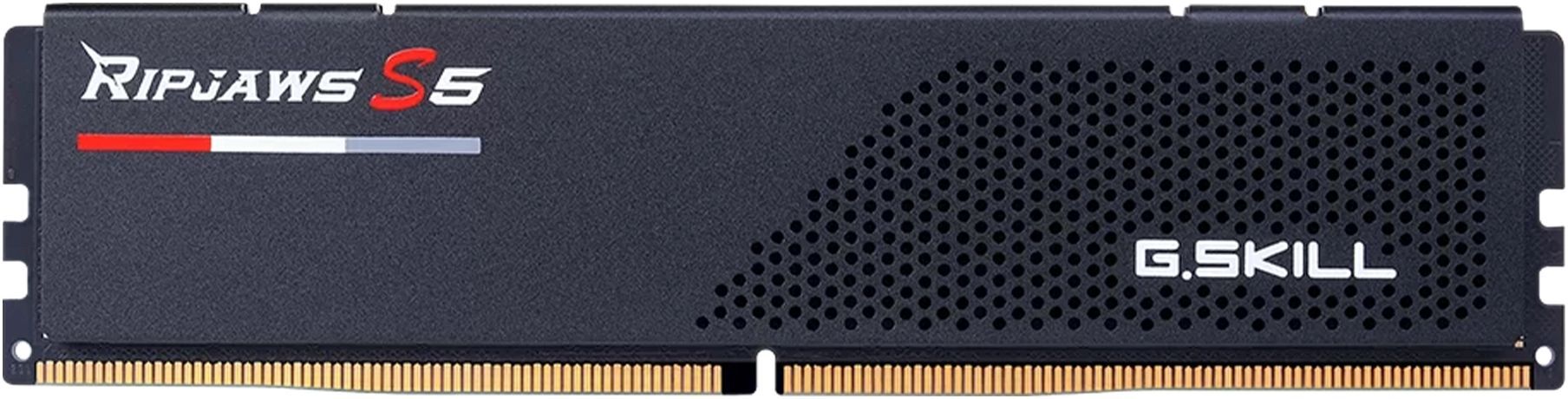 Память для ПК G.Skill DDR5 6400 32GB (2x16GB) Ripjaws S5 Black (F5-6400J3239G16GX2-RS5K) фото