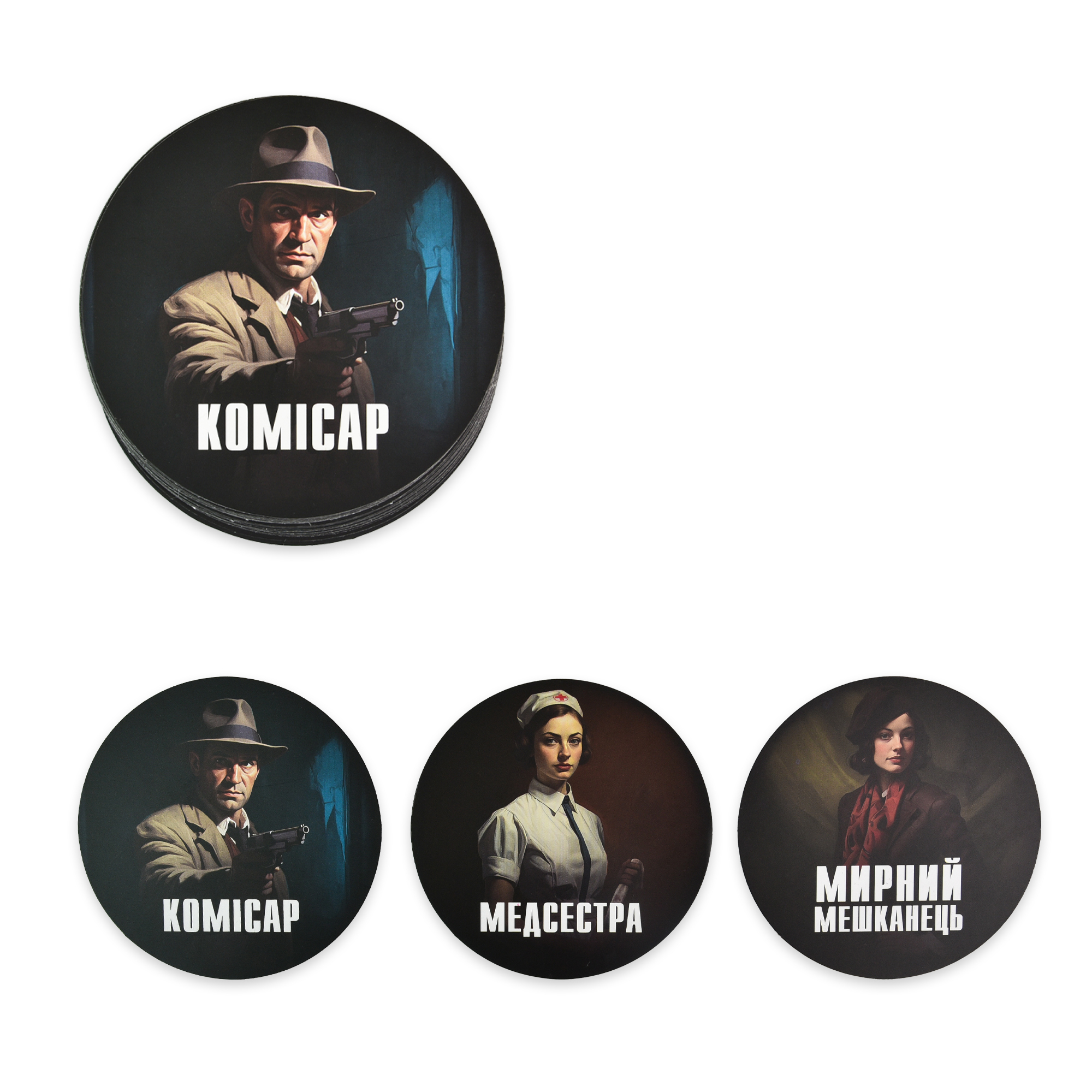 Настільна гра Strateg Мафія українською мовою (30698) фото