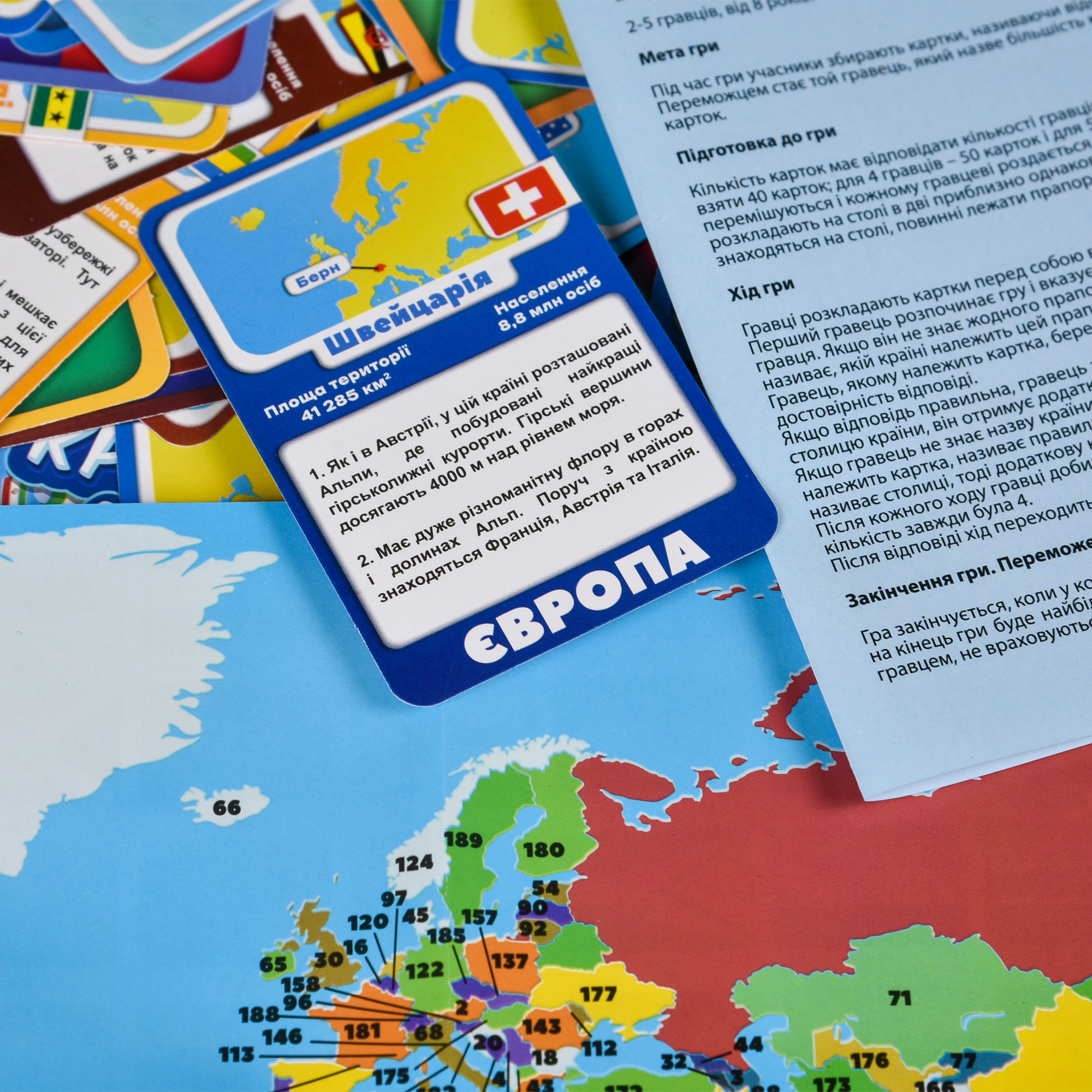 Настольная игра Strateg Страны мира (30952) фото6
