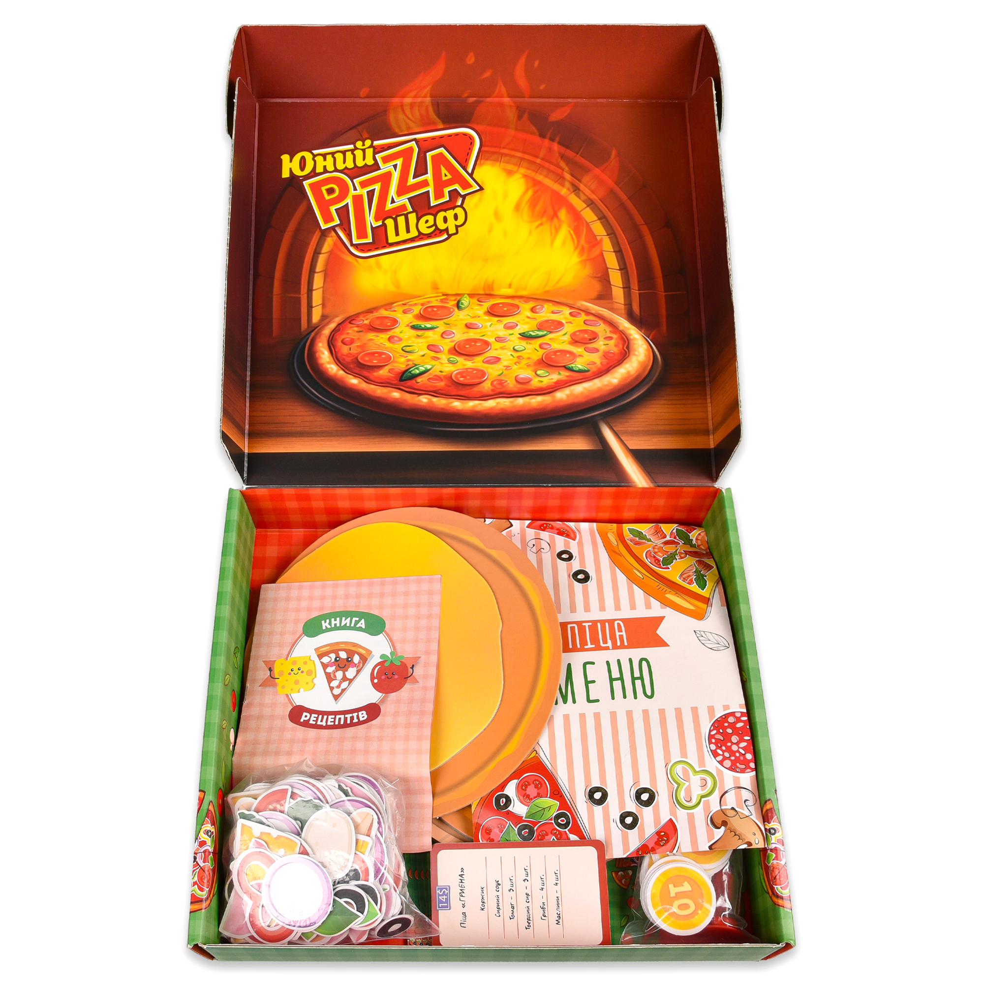 Настольная игра Юный Pizza Шеф Strateg на украинском языке (30781) фото3