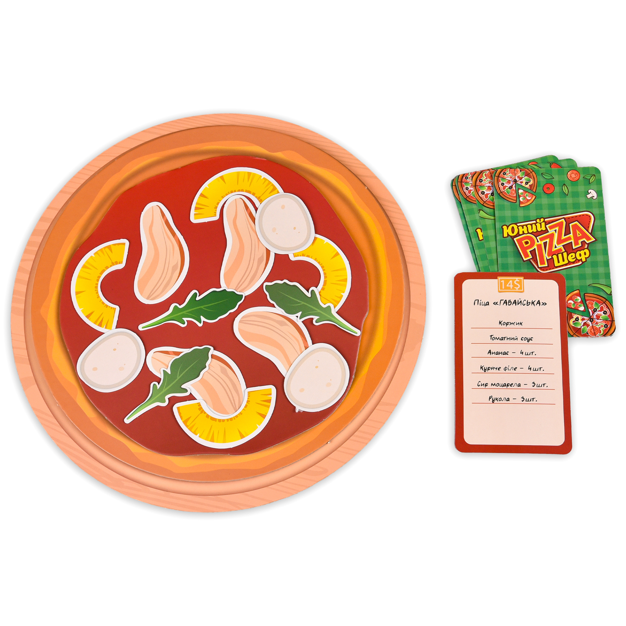 Настольная игра Юный Pizza Шеф Strateg на украинском языке (30781) фото4