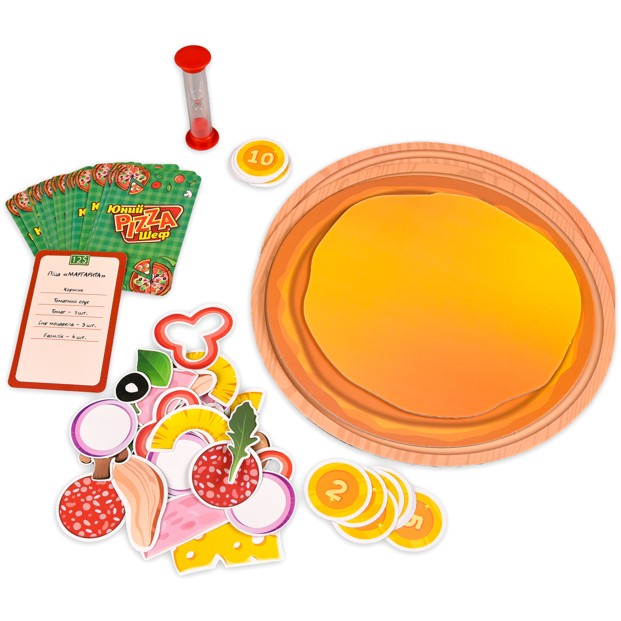 Настольная игра Юный Pizza Шеф Strateg на украинском языке (30781) фото5