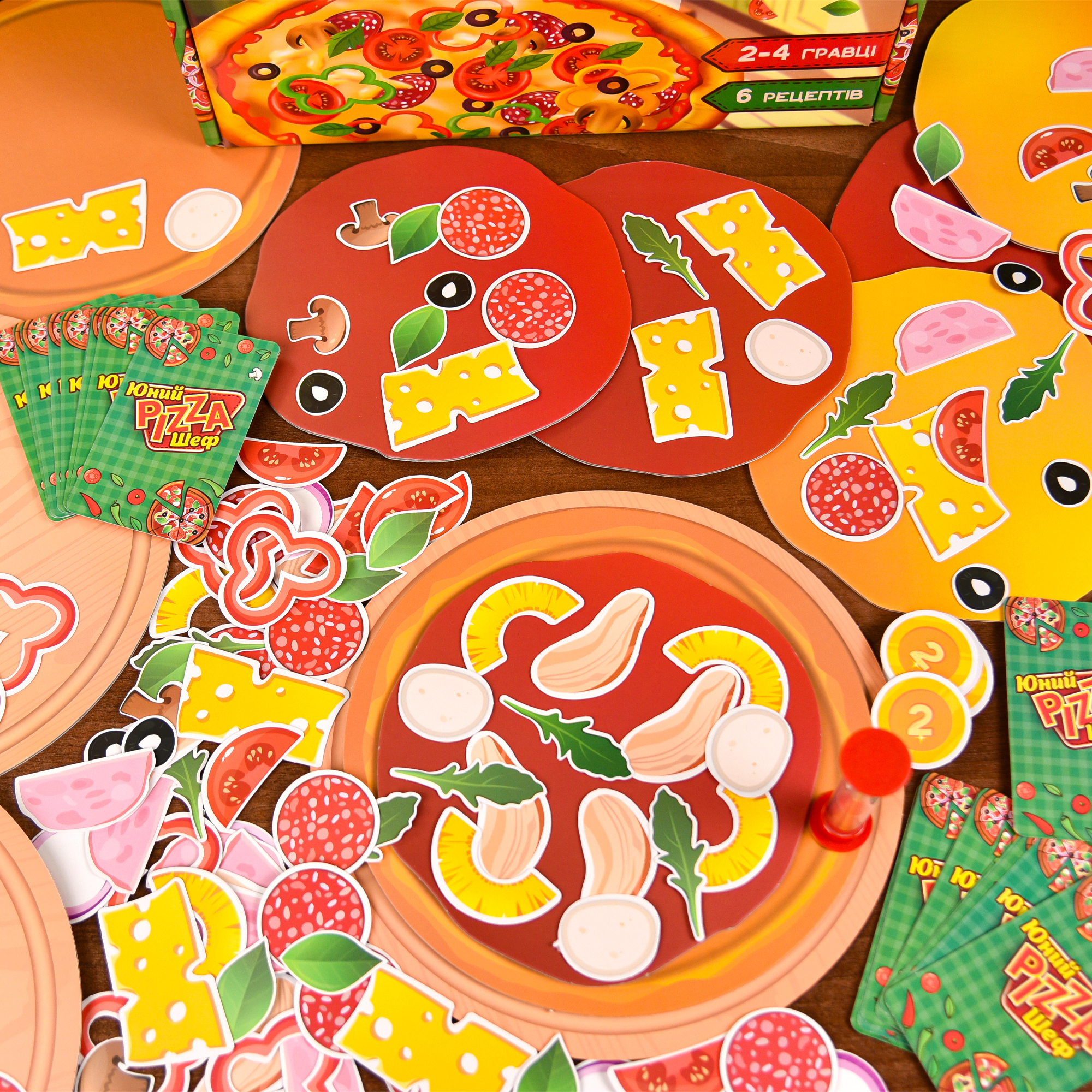 Настольная игра Юный Pizza Шеф Strateg на украинском языке (30781) фото8