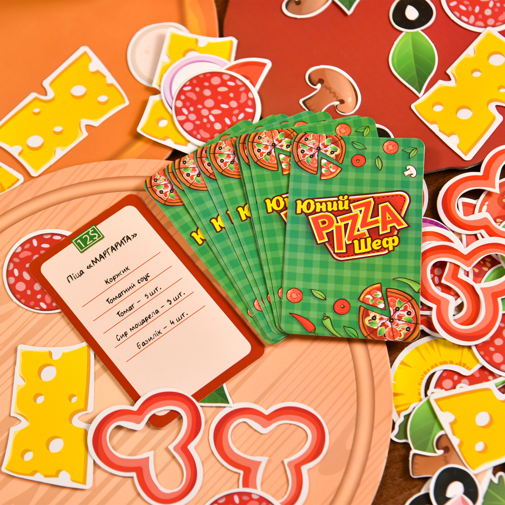 Настольная игра Юный Pizza Шеф Strateg на украинском языке (30781) фото9