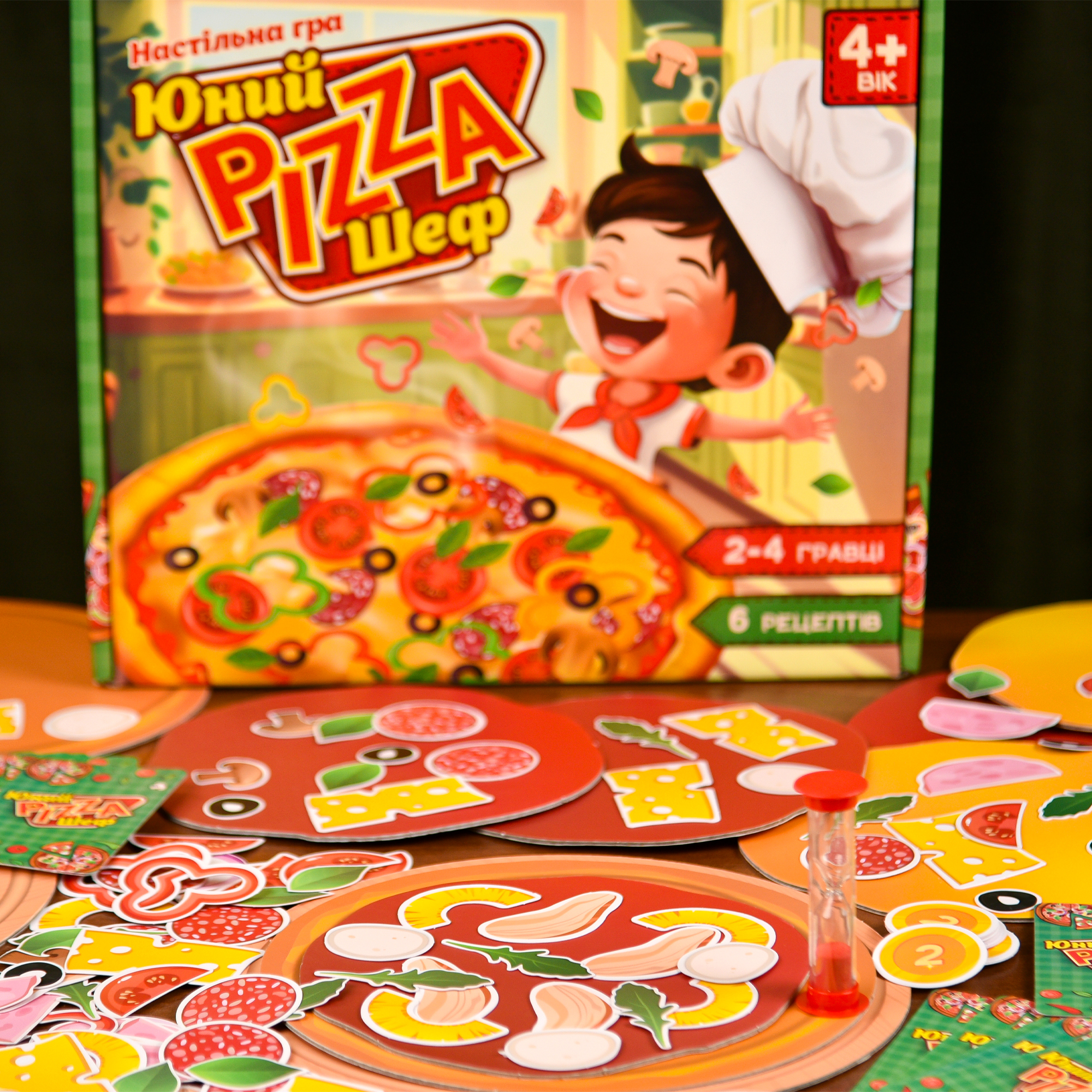 Настольная игра Юный Pizza Шеф Strateg на украинском языке (30781) фото10