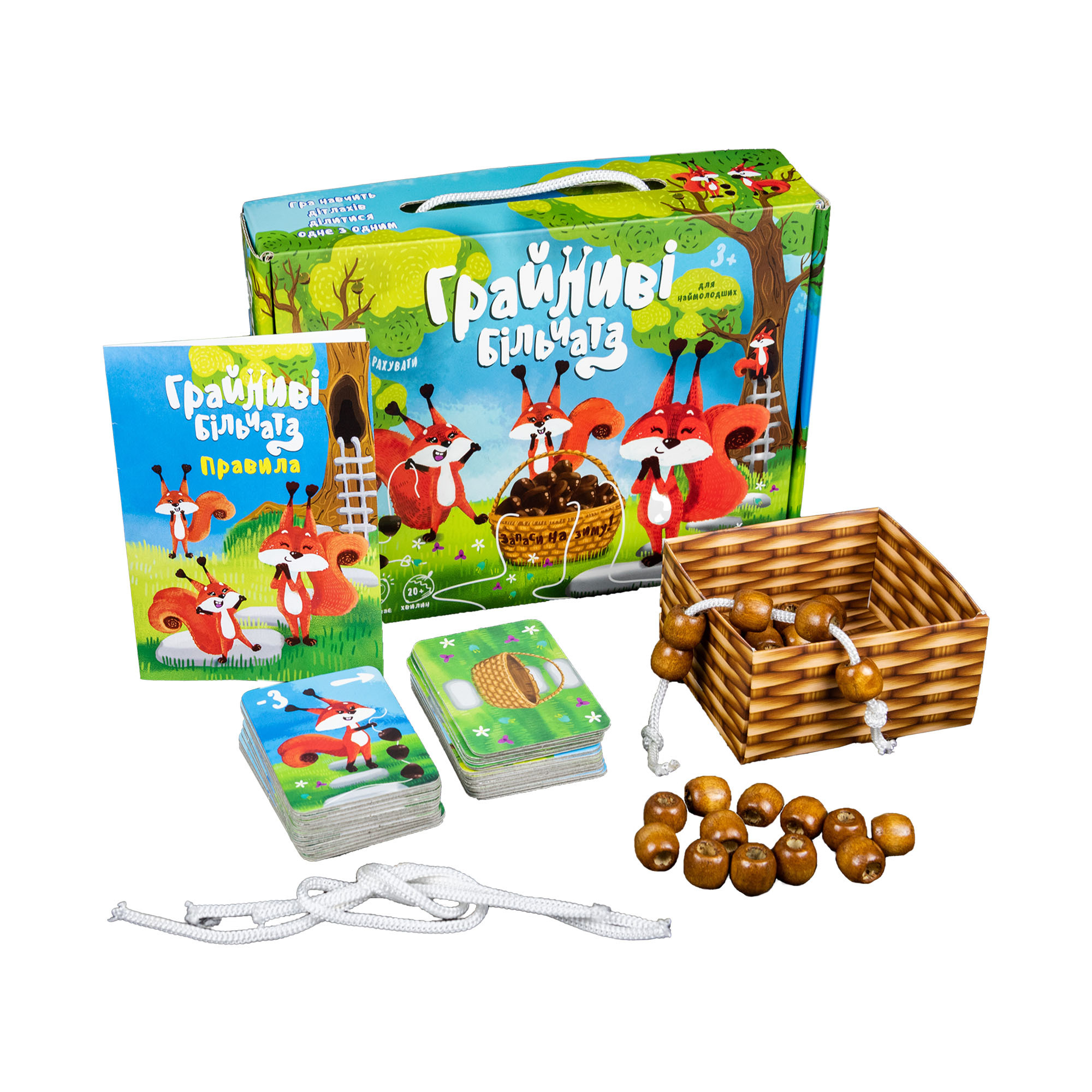 Настольная игра 30852 (укр) Игривые бельчатые (30852) фото2
