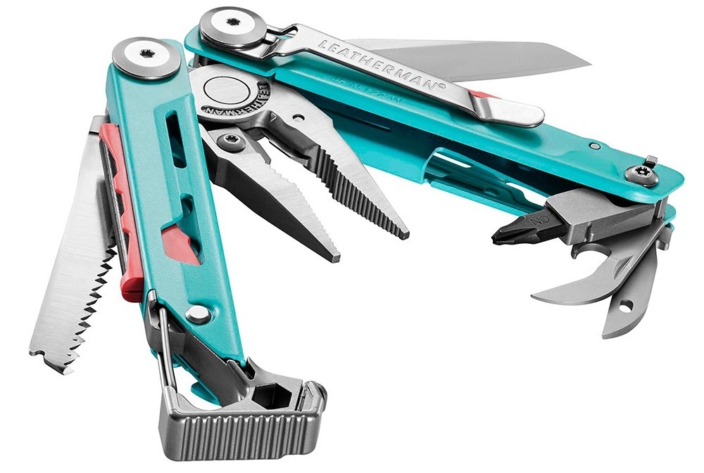 Мультиинструмент Leatherman Signal Aqua Silver (833187) фото2