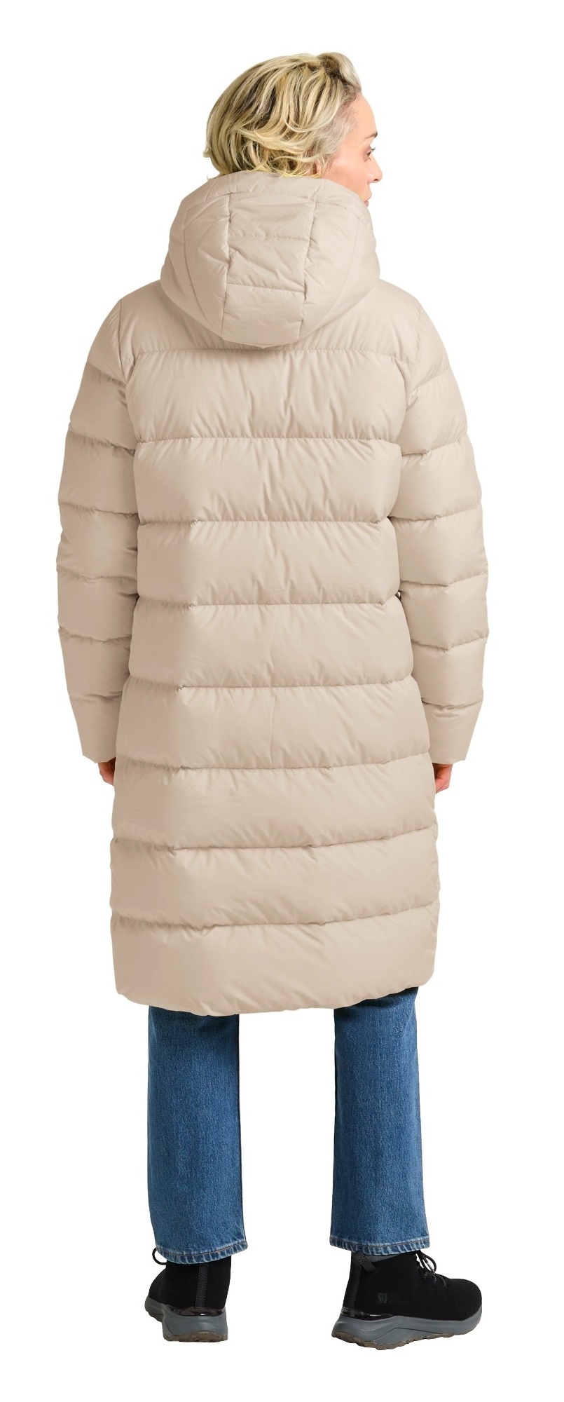 Пальто женское Jack Wolfskin Frozen Palace Coat W Rds 1204133_A0084 S бежевое фото2