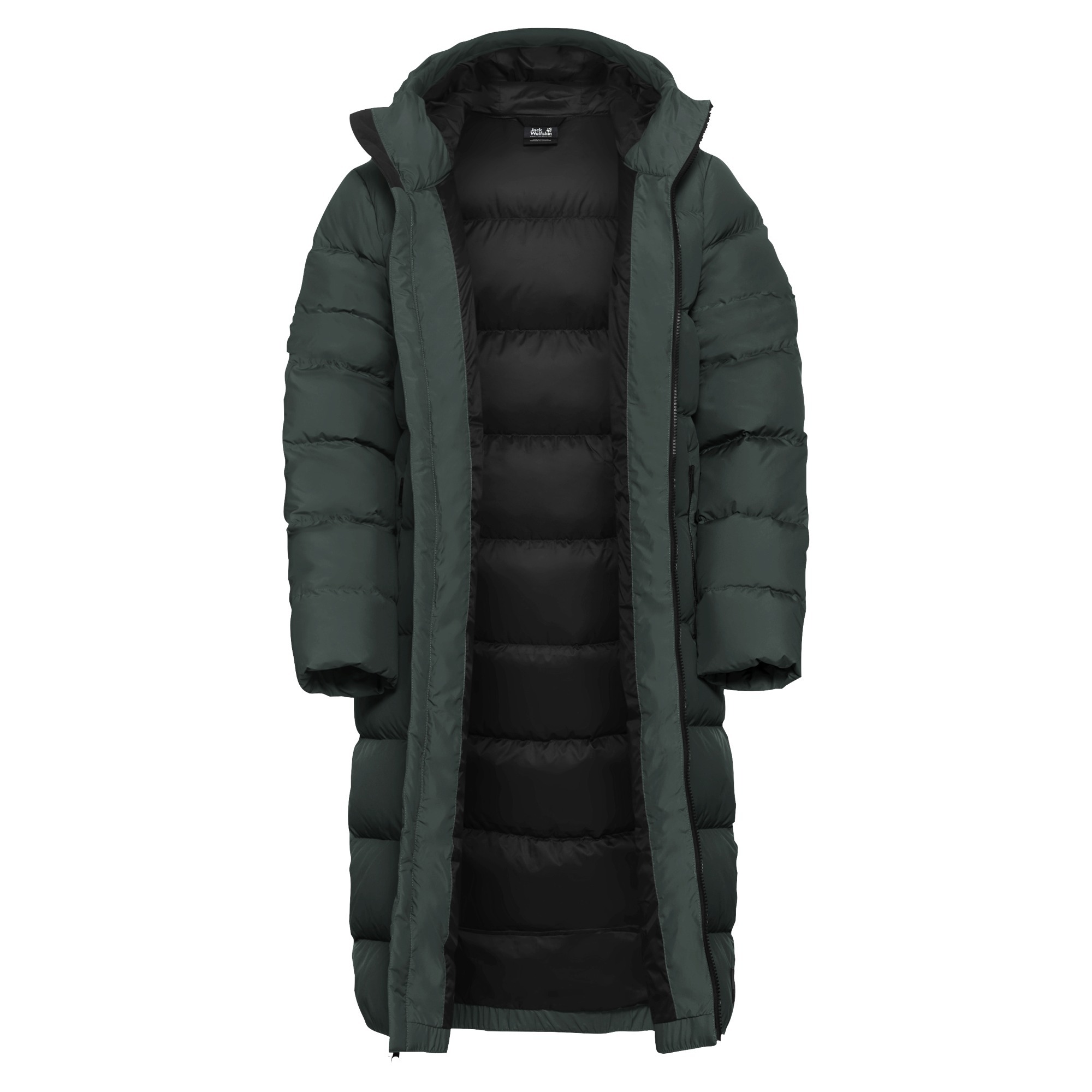 Пальто женское Jack Wolfskin Frozen Palace Coat W Rds 1204133_E0271 XL темно-зеленое фото8