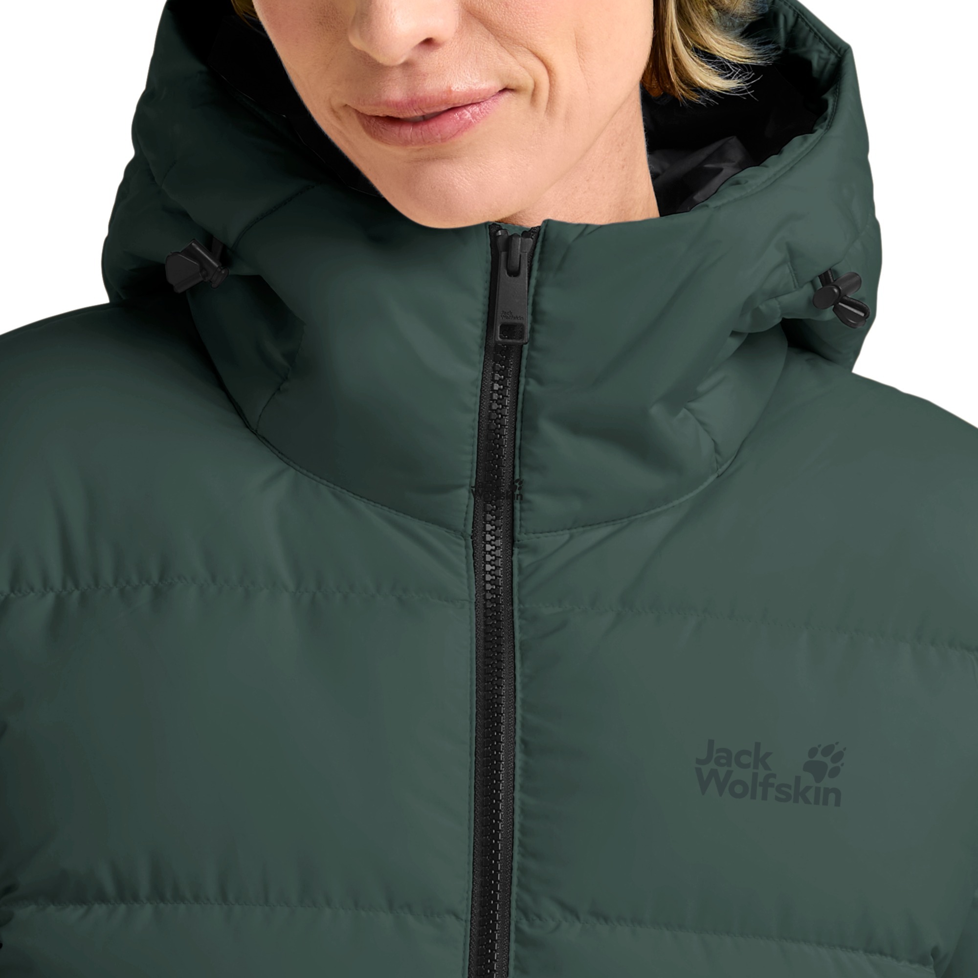Пальто женское Jack Wolfskin Frozen Palace Coat W Rds 1204133_E0271 L темно-зеленое фото4