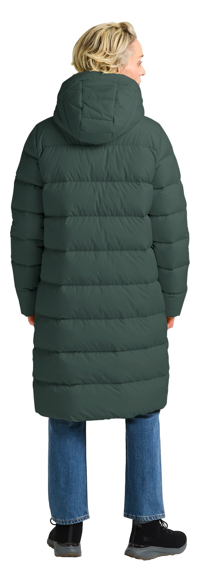 Пальто женское Jack Wolfskin Frozen Palace Coat W Rds 1204133_E0271 M темно-зеленое фото2