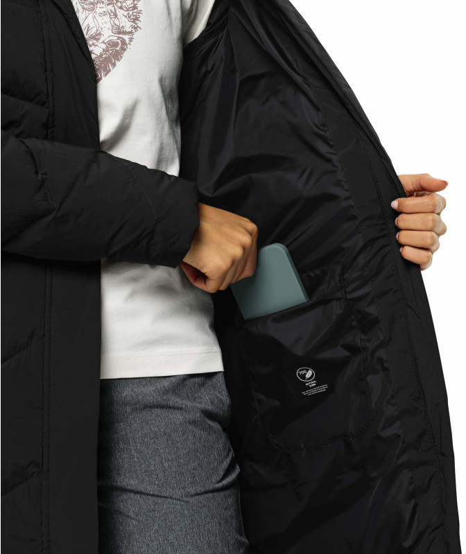 Полупальто женское Jack Wolfskin Marienplatz Coat W Rds 1206971_6000 L черное фото4