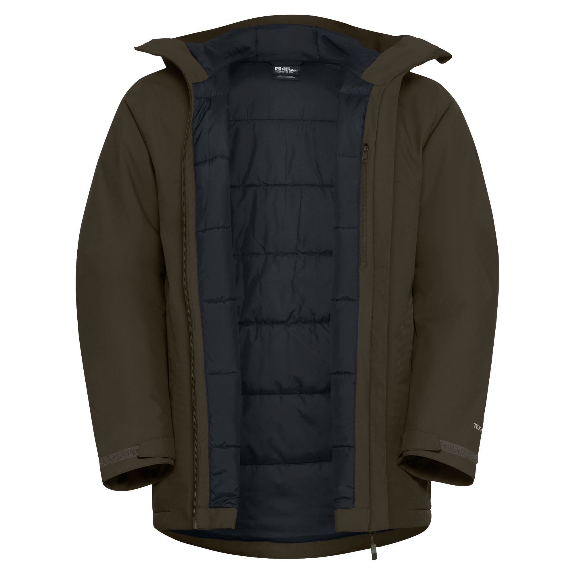 Куртка утепленная мужская Jack Wolfskin Wisper Ins Jkt M A61870_E0205 XL темно-серая фото9