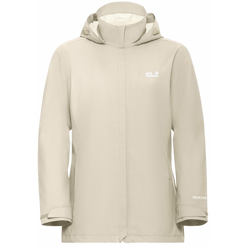 Вітровка жіноча Jack Wolfskin Trailtime 2L Jkt W A63902_A0084 XL бежева фото7