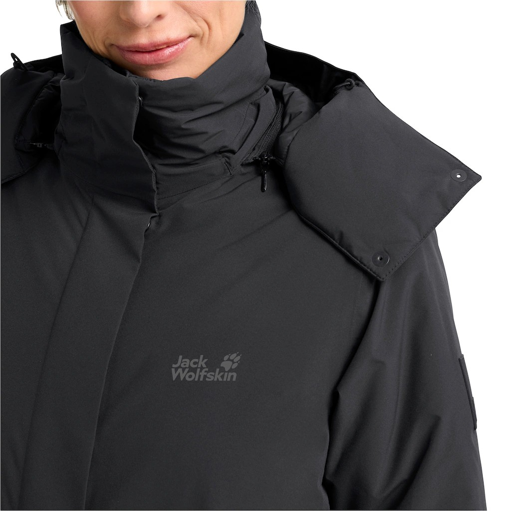 Полупальто женское Jack Wolfskin Frost Haven Coat W A65090_6000 L черное фото4