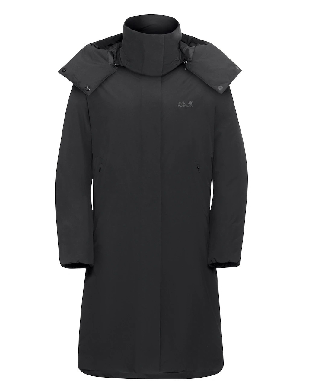 Полупальто женское Jack Wolfskin Frost Haven Coat W A65090_6000 XL черное фото7