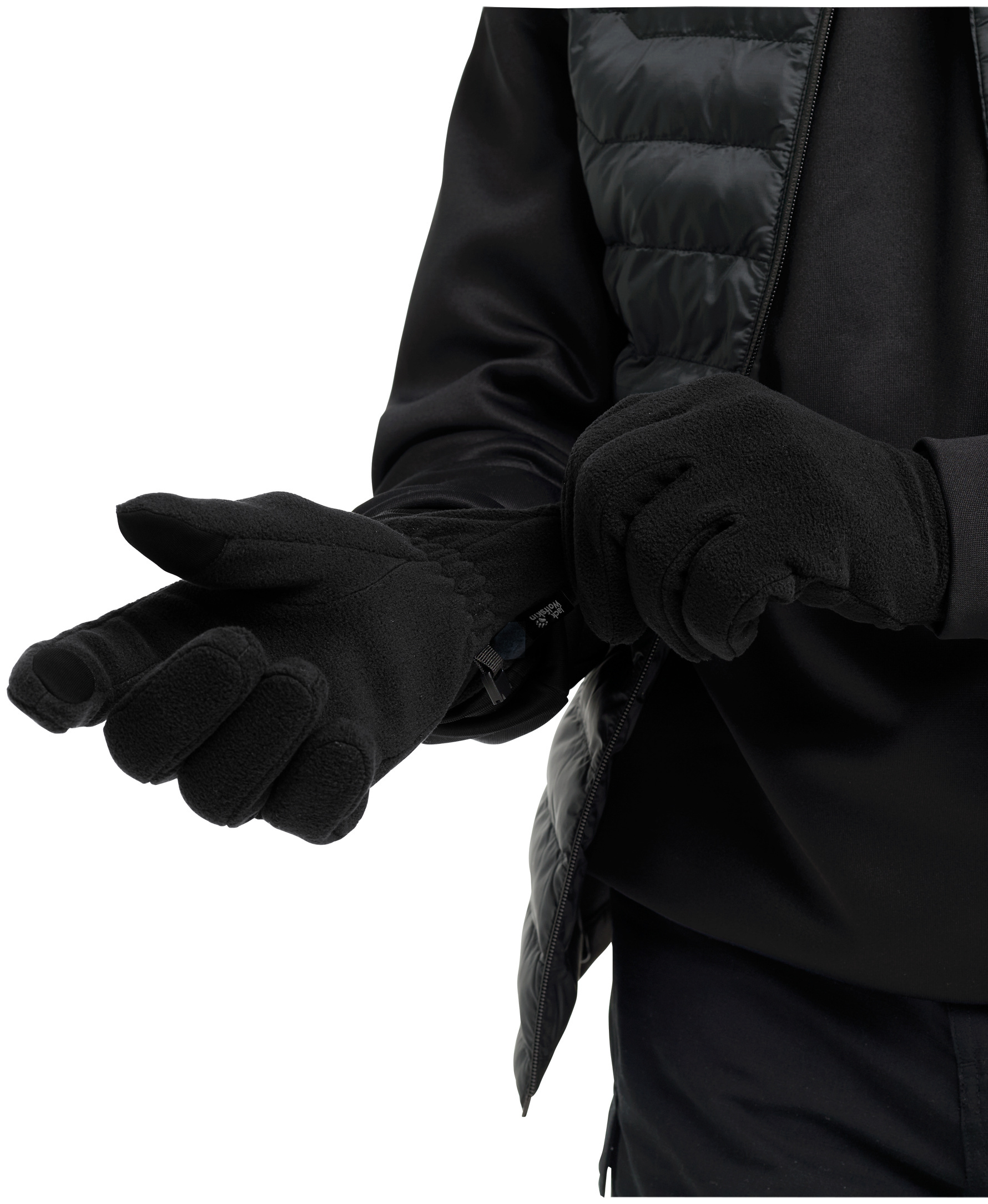 Перчатки Jack Wolfskin Real Stuff Glove A65444_6000 M черные фото5