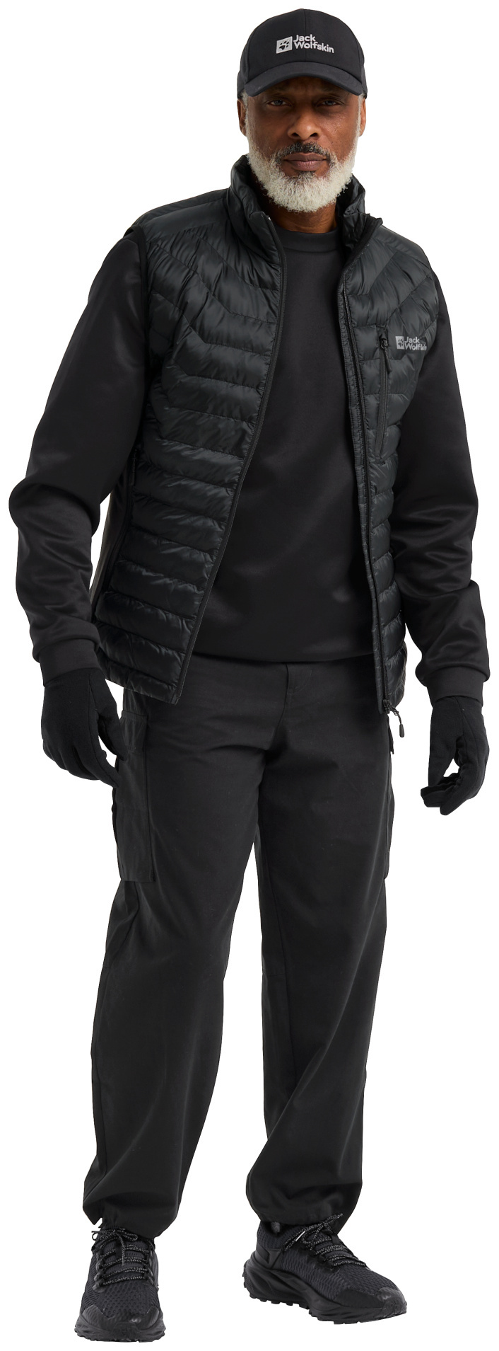 Перчатки Jack Wolfskin Real Stuff Glove A65444_6000 L черные фото6