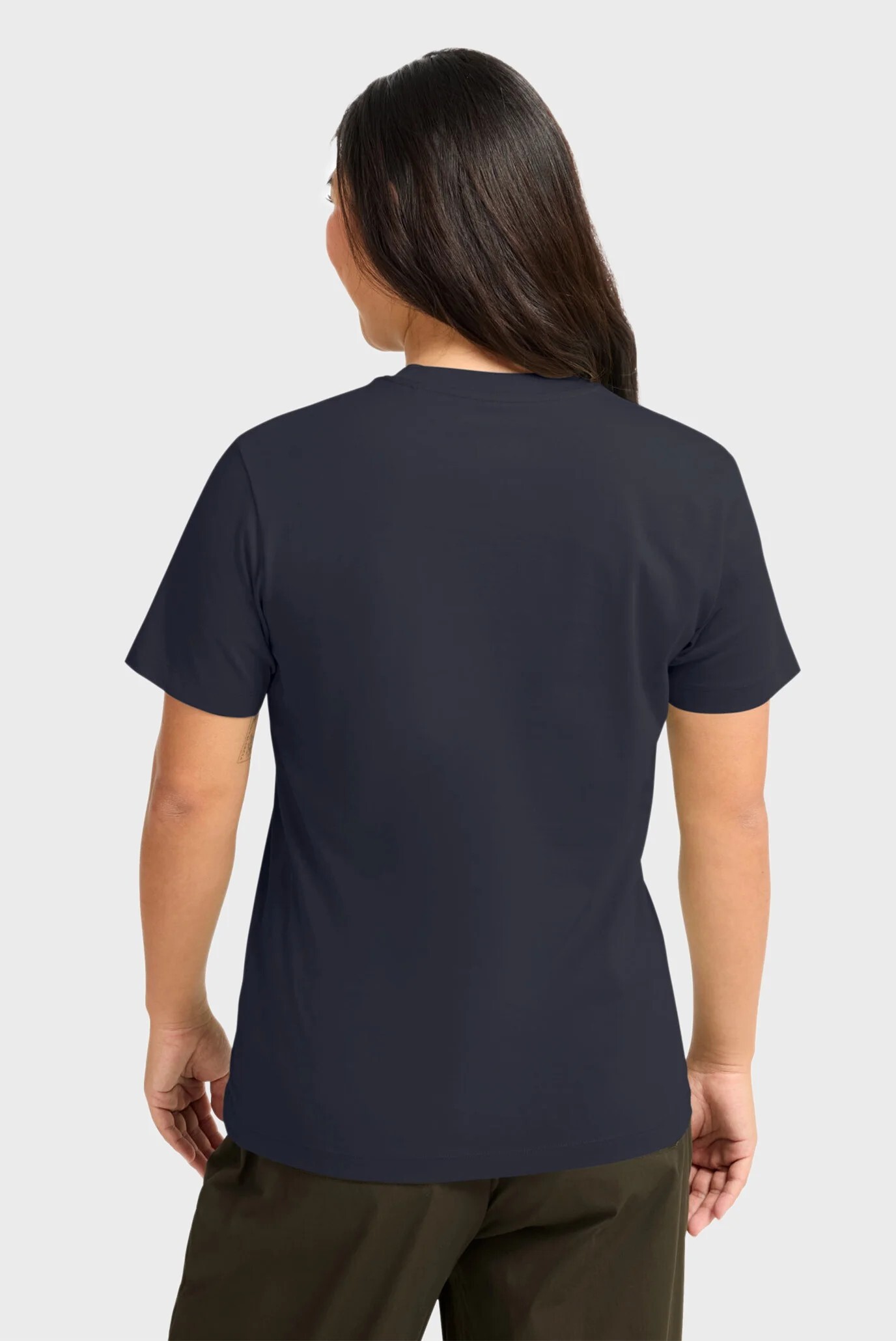 Футболка жіноча Jack Wolfskin Essential T W A65757_C0413 XS темно-синя фото2