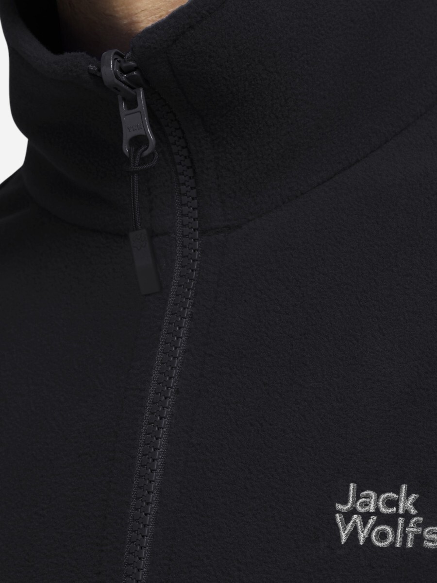 Флис мужской Jack Wolfskin Taunus 100 Fz M A65793_6000 XL черный фото4