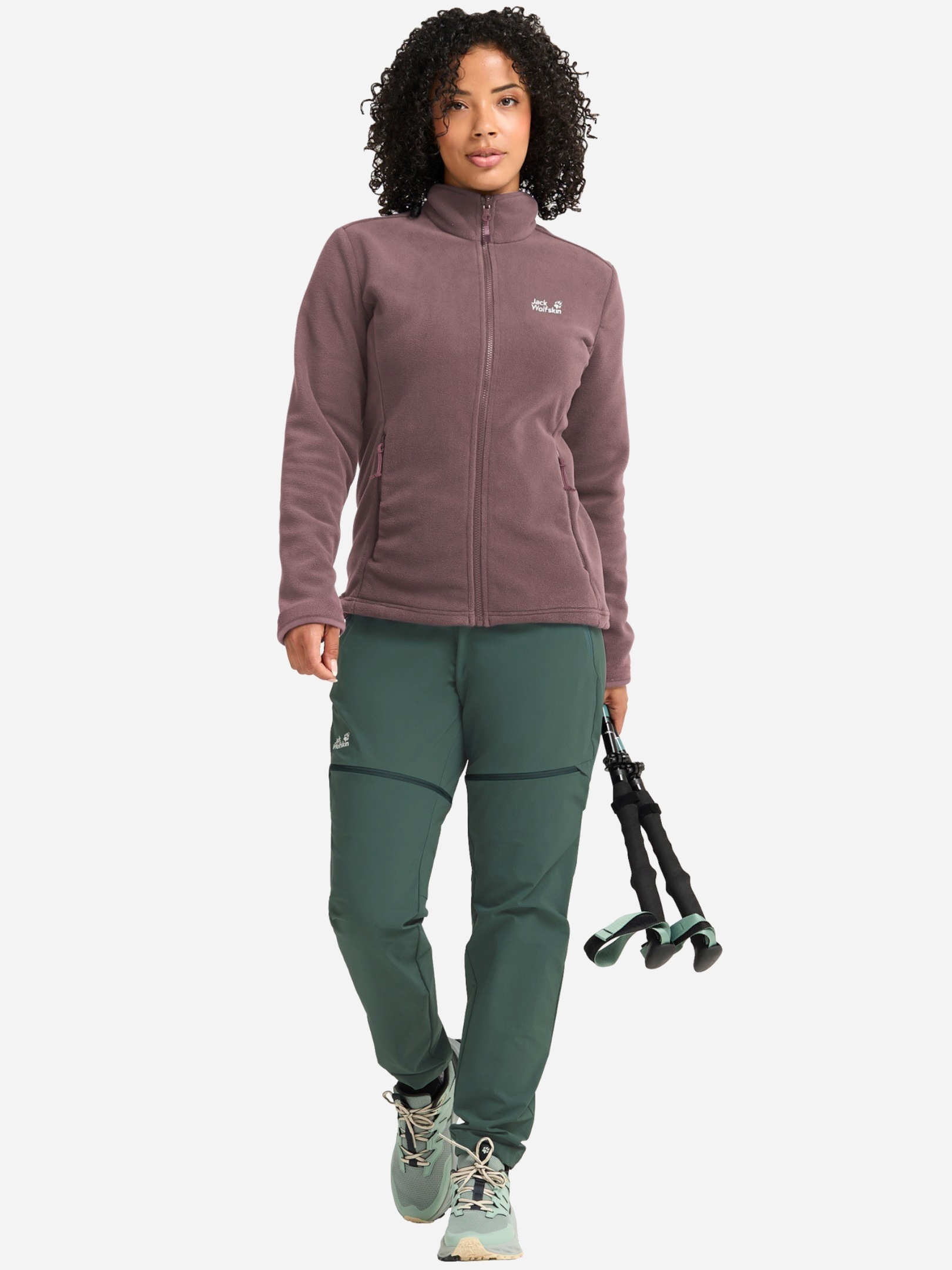 Фліс жіночий Jack Wolfskin Taunus 200 Fz W A65794_I0159 L фіолетовий фото3