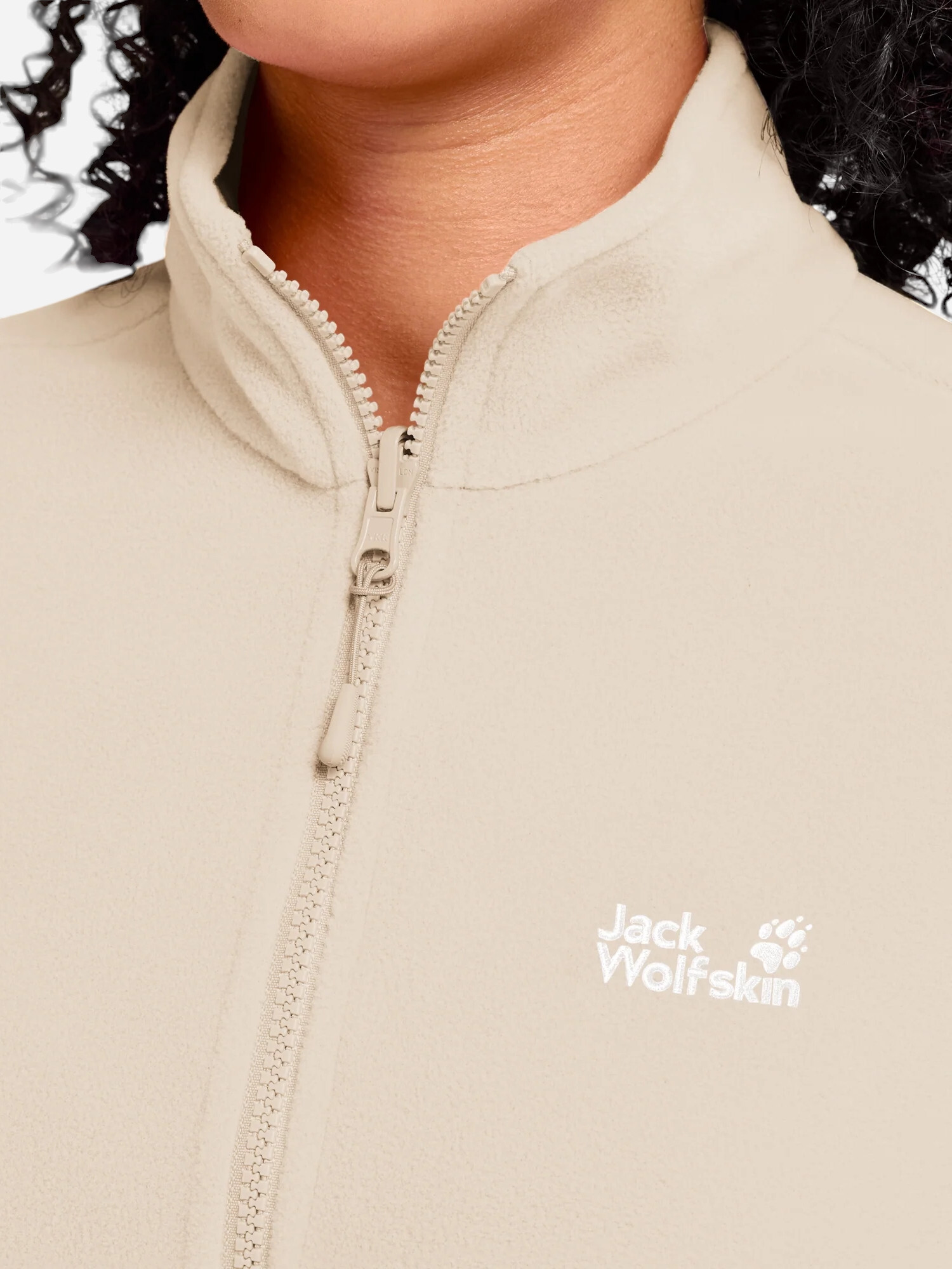 Фліс жіночий Jack Wolfskin Taunus 100 Fz W A65796_A0084 M бежевий фото4